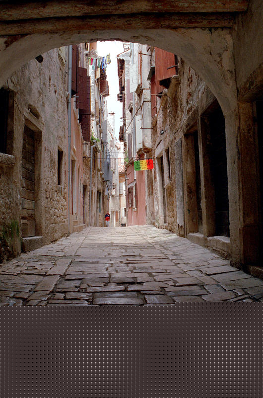 in den Gassen von Rovinj