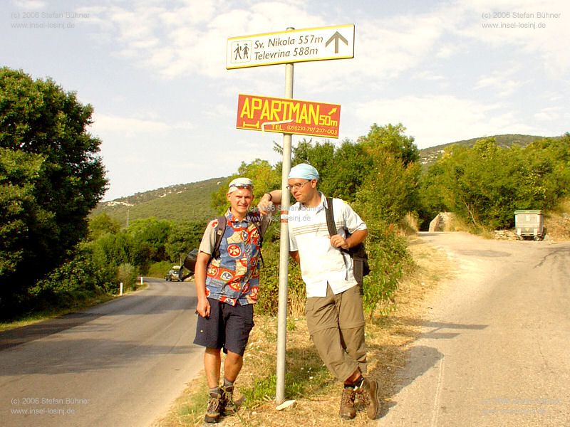 der Gebirgszug des Osorscica bei Nerezine / Osor auf der Insel Losinj