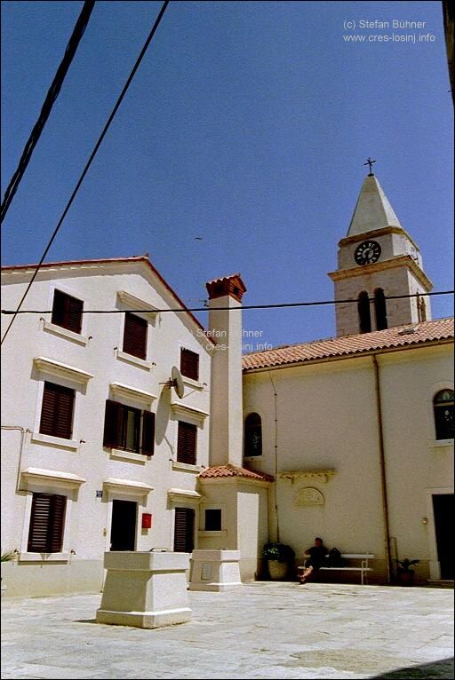 der Marktplatz von Susak